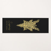 神秘的パーソナライズされたな「名前の神聖な宇宙」ヨガマット ヨガマット (正面(横))