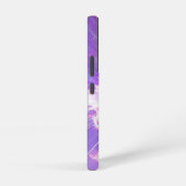 神秘的パープルキャットシュルレアル銀河系アートケース SAMSUNG GALAXYケース (右側面)