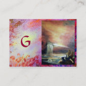 神秘的メモリーズモノグラム 名刺 (裏面)