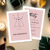 神秘的モダンタロットフォーチュン30歳の誕生日パーティー 招待状