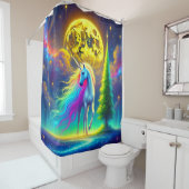 神秘的ユニコーン シャワーカーテン (インサイチュ)