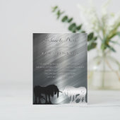 神秘的ユニコーン(メタリックライン) ポストカード (スタンド正面)