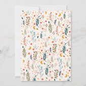 神秘的ヴィンテージウェディング招待状 招待状 (裏面)