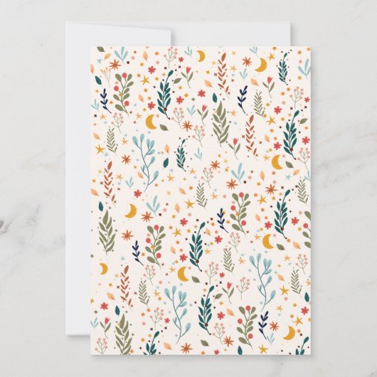 神秘的ヴィンテージウェディング招待状 招待状 (裏面)