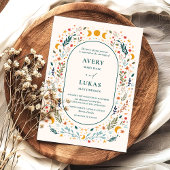 神秘的ヴィンテージウェディング招待状 招待状