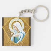 神秘的上がりました キーホルダー (裏面)