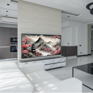 神秘的日本の山 ポスター