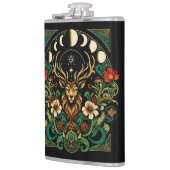 神秘的異教のなスタッグとムーン相 フラスク (左)