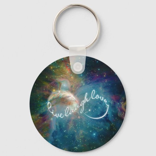 神秘的素晴らしな「ライブ笑い愛」無限大シンボル キーホルダー (正面)