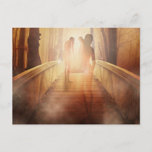 神秘的経路 ポストカード (正面)