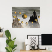 神秘的軌道 ポスター (ホームオフィス)