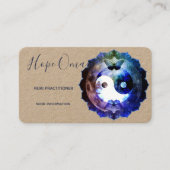 神秘的陰陽スピリチュアルホリスティック 名刺 (正面)