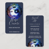 神秘的陰陽スピリチュアルホリスティック 名刺 (正面/裏面)