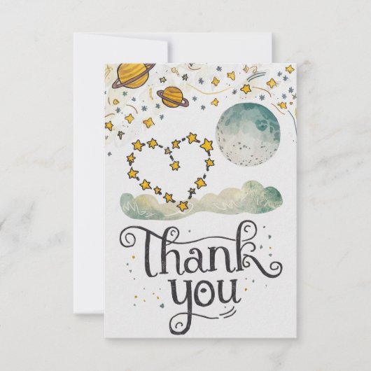 神秘的魅力的天国天空 サンキューカード (正面)