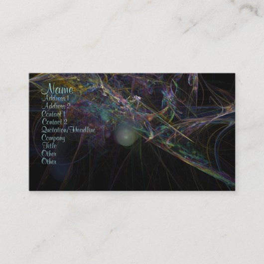 神秘的 名刺 (正面)