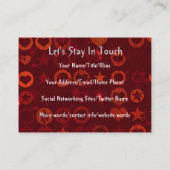 神秘的 名刺 (裏面)