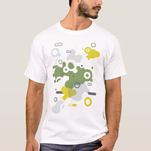 神秘的-都市外国の落書きのTシャツ Tシャツ