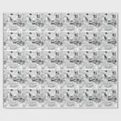 神秘的、魔法 ラッピングペーパー (フラット)