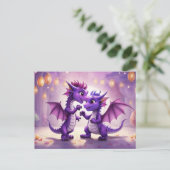 *~* 神秘的 AP48 フォト パーティー ご招待 ドラゴン ディスコ ポストカード (スタンド正面)