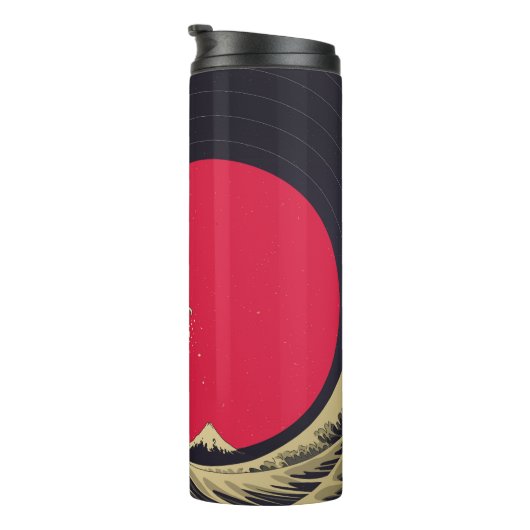 『神素晴らし奈川の波』 波日本のi北斎 タンブラー (回転右)