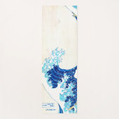 神素晴らし奈川沖奈川沖神浪裏波 ヨガマット (正面)