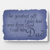 神素晴らし来の恵み私は彼をパパプラーク フォトプラーク (正面)