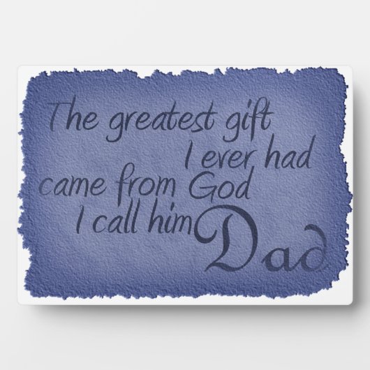 神素晴らし来の恵み私は彼をパパプラーク フォトプラーク (正面)