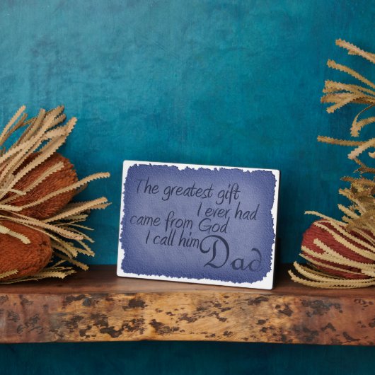 神素晴らし来の恵み私は彼をパパプラーク フォトプラーク (側面)