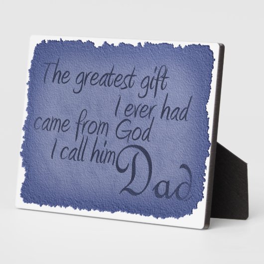 神素晴らし来の恵み私は彼をパパプラーク フォトプラーク (側面)