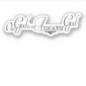 神素晴らし シール (正面)