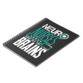 神経のナースの医学毎日のスーパーヒーローのおもしろい ノートブック (左側)