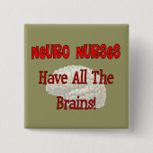 神経のナースは"すべての頭脳"のギフト持っています 缶バッジ (正面)