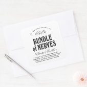 神経の束-薬剤師のラベル スクエアシール (封筒)