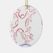 神経のFractalis セラミックオーナメント (右)