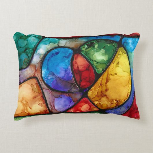 神経はっきりした造美術 アクセントクッション (正面)