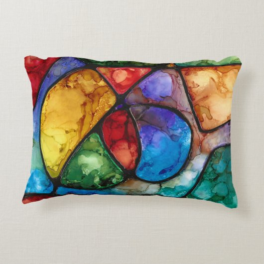 神経はっきりした造美術 アクセントクッション (裏面)