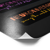 神経カラフル多様性 フォトプリント            (角)