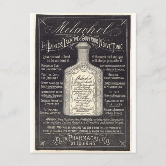 神経ビクトリアン緊張症 ポストカード (正面)