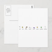 神経伝達物質パレード ポストカード (正面/裏面)