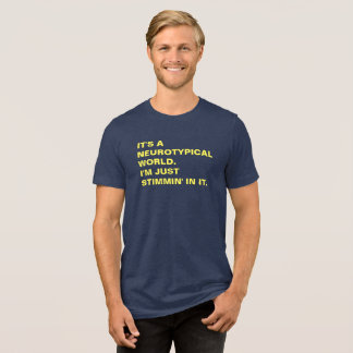 神経典型の世界のスティムミンプライド トライブレンドTシャツ