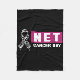 神経内分泌がん啓発 - World Net Cancer フリースブランケット