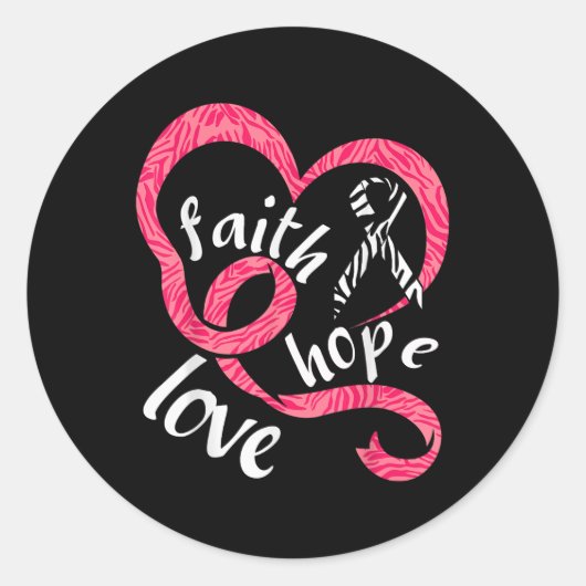 神経内分泌がん認識度ががんゼブラと闘う ラウンドシール (正面)