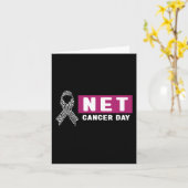 神経内分泌がん認識度- World NET Cance カード (黄色い花)