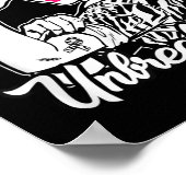 神経内分泌カルチノイドがん破壊不能リボン ポスター (角)