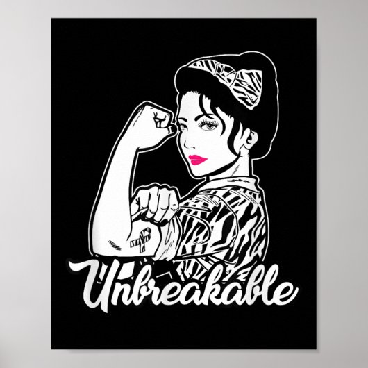 神経内分泌カルチノイドがん破壊不能リボン ポスター (正面)