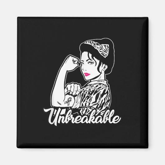 神経内分泌カルチノイドがん破壊不能リボン マグネット (正面)