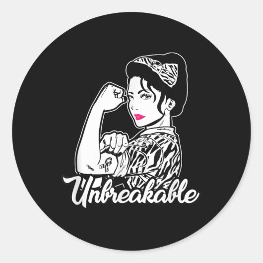 神経内分泌カルチノイドがん破壊不能リボン ラウンドシール (正面)