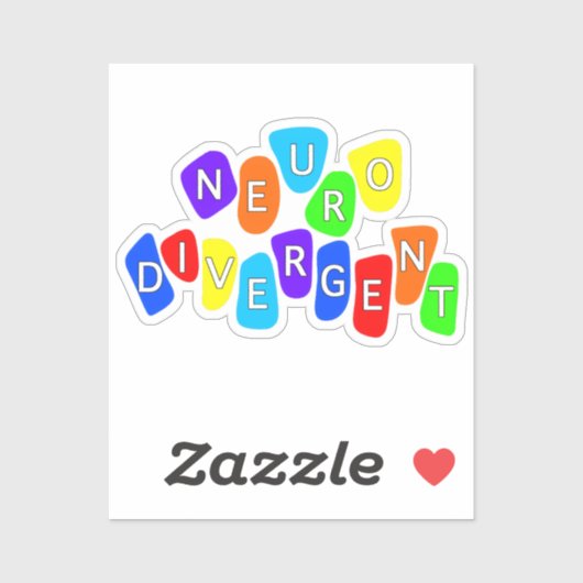 神経分岐 |レインボーニューロダイバーシティ認識度 シール (シート)