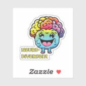 神経分岐 |抱擁ニューロダイバーシティ認識度 シール (シート)