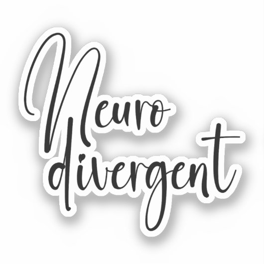 神経分岐 |神経多様性認識度 シール (正面)